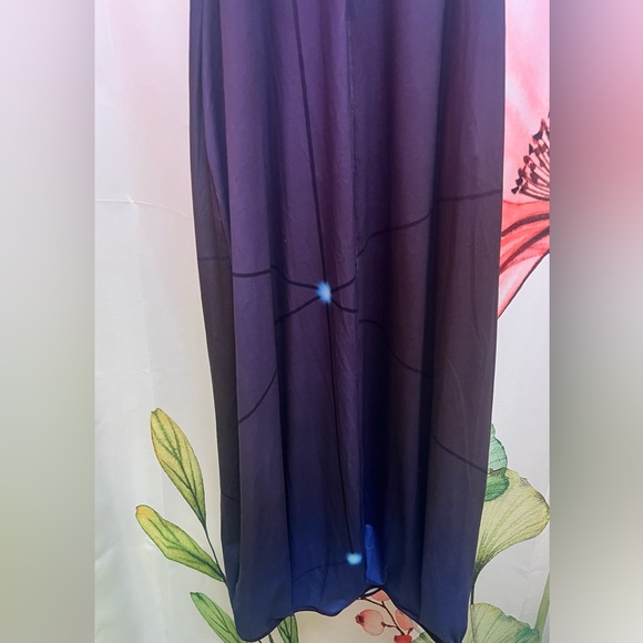 Purple And Blue Ombre Diamond Cami Dress With Pockets Size S - Picture 8 of 9